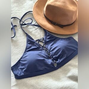 PINK Victoria's Secret Navy Bikini Top